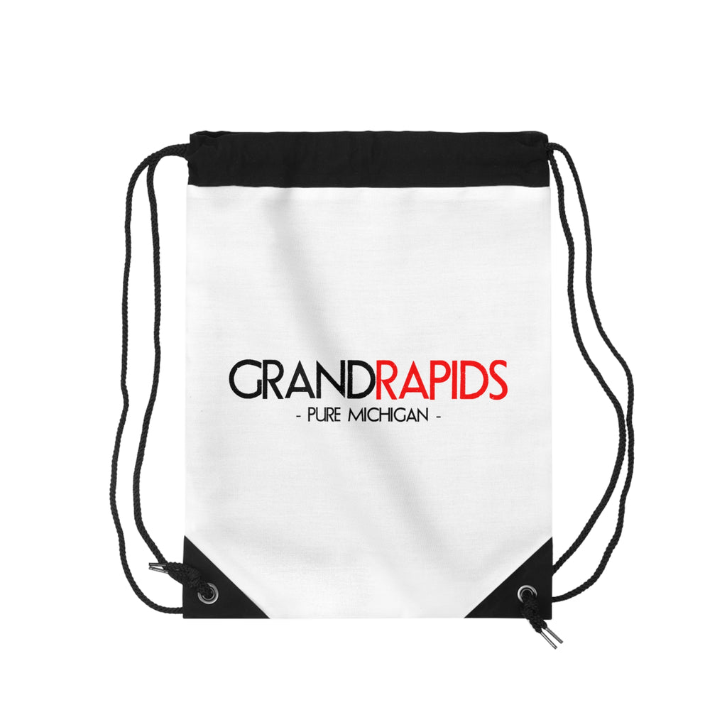 Grand Rapids Drawstring Bag – Pure Michigan City Logo Gym Tote