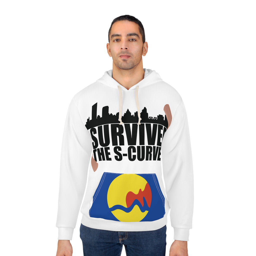 I Survived the S-Curve Hoodie – Pandemic Survivor Skyline Pullover