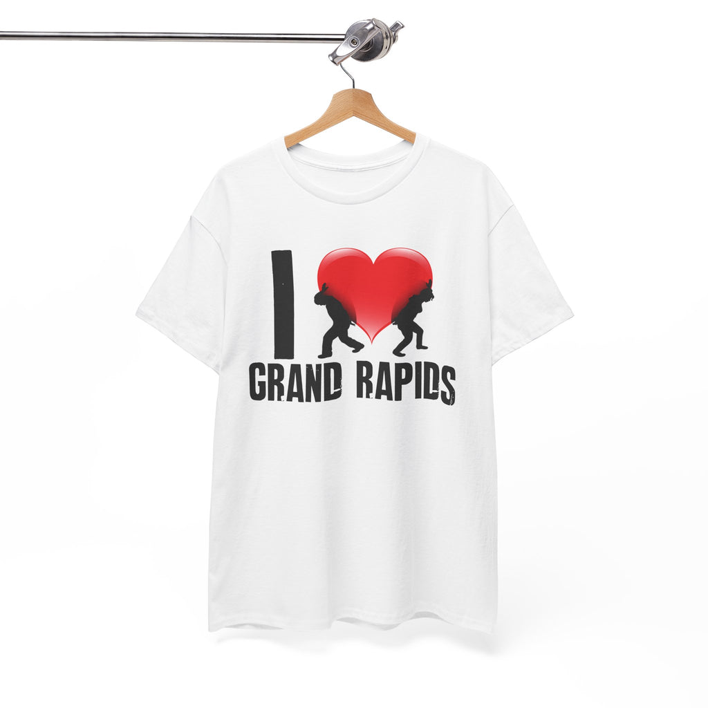 I  Grand Rapids T-Shirt — City Pride Tee with Heart Graphic