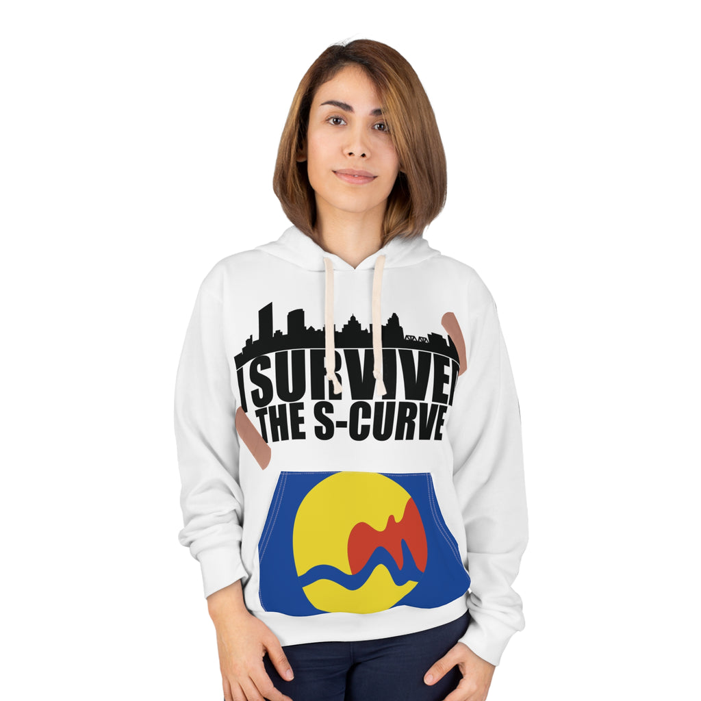 I Survived the S-Curve Hoodie – Pandemic Survivor Skyline Pullover