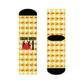 Crew Socks — I  Grand Rapids Patterned Yellow Crew Socks
